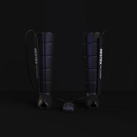 Bottes pressothérapie noires Restex — drainage lymphatique récupération sportive