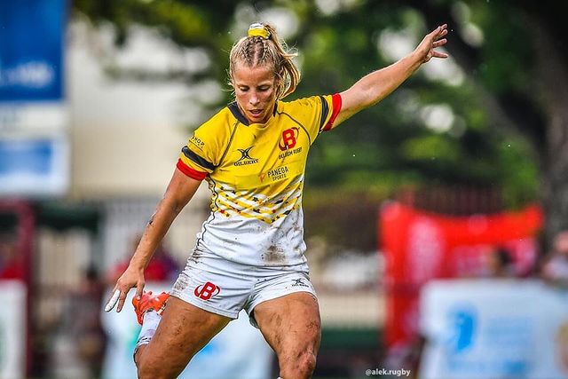 Margaux Stevins, internationale belge de rugby à 7 et ambassadrice Restex Recovery